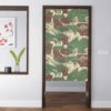 Rhodesian Brushstroke Camouflage v2b Door Curtain Tapestry