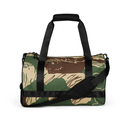 Rhodesian Brushstroke Camouflage v2 gym bag