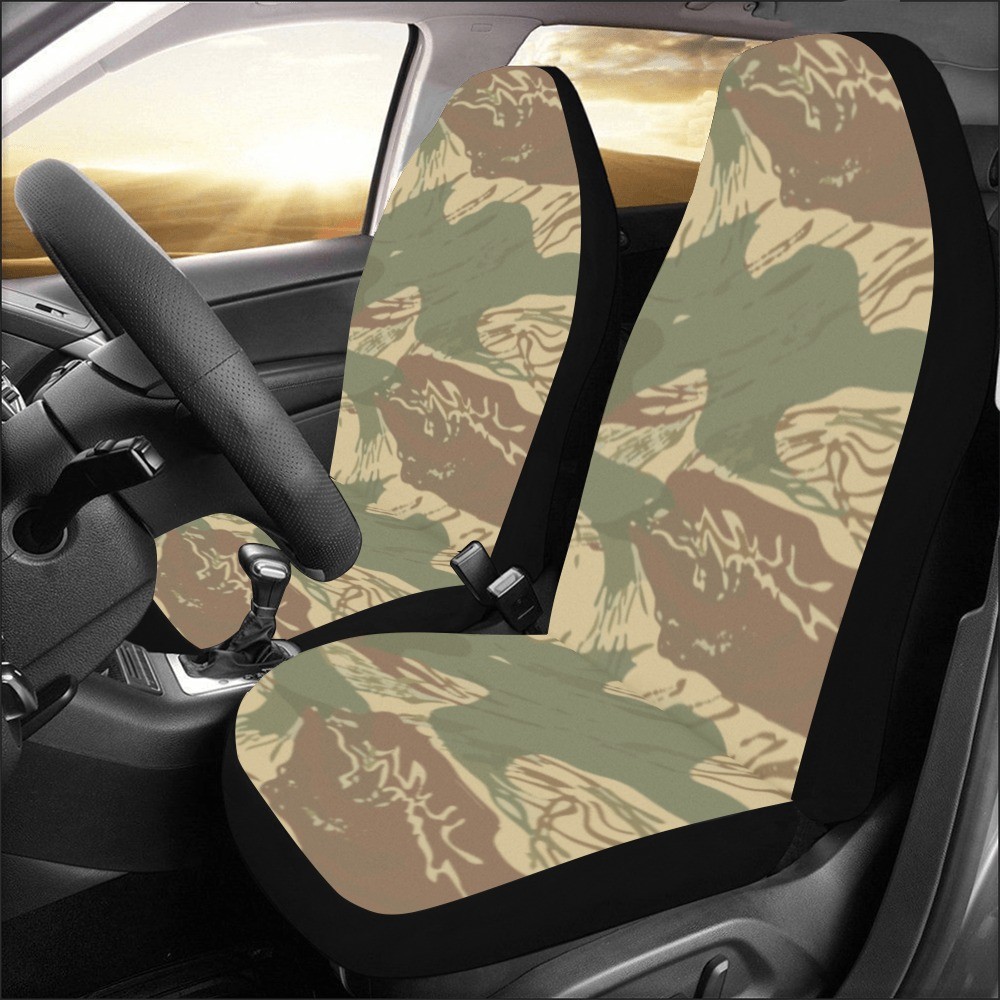 Rhodesian Brushstroke Camouflage v1 Car Seat Cover (Set of 2