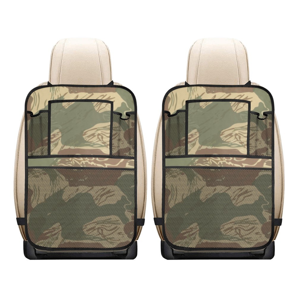 Rhodesian Brushstroke Camouflage v1 Car Seat Back Organizer (2Pack