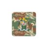 Rhodesian Brushstroke Camouflage v2 Square Coasters 1,2,4,6,8 and 10 packs