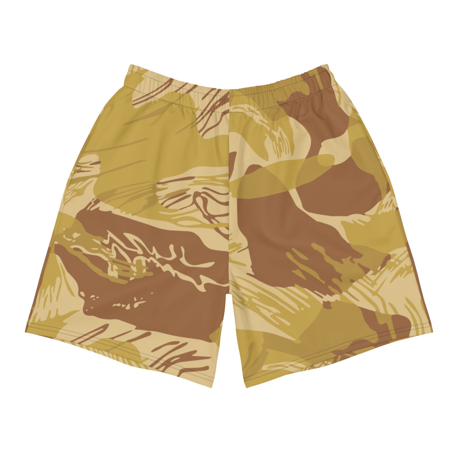 Rhodesian Brushstroke Camouflage Arid v1 Men's Athletic Long Shorts ...
