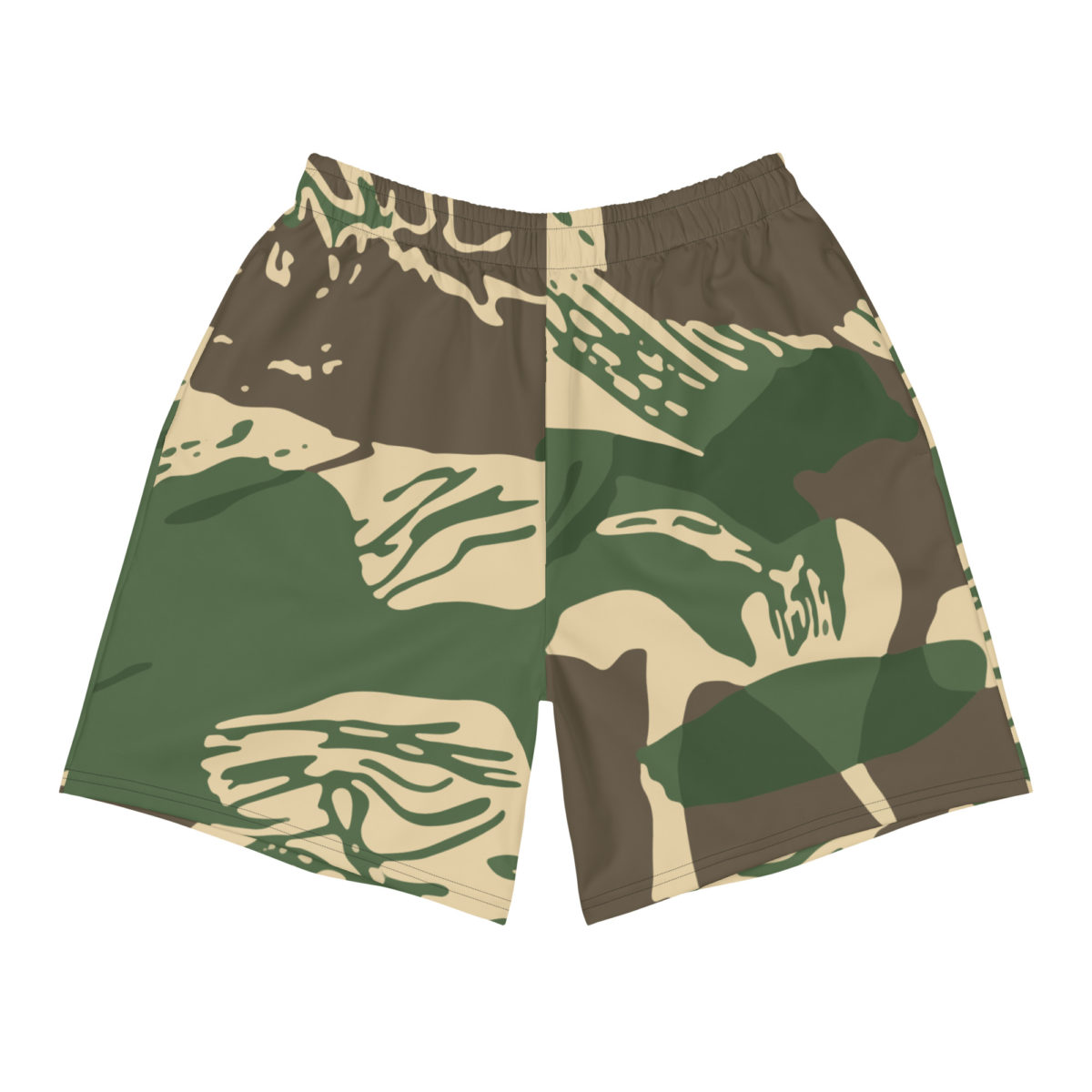Rhodesian Brushstroke Camouflage v4 Men’s Athletic Long Shorts