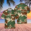 Rhodesian Brushstroke camouflage v2b Pocket Hawaiian Shirt