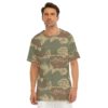 Rhodesian Brushstroke Camouflage v1 O-Neck T-Shirt | 190GSM Cotton