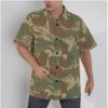 Rhodesian Brushstroke Camouflage v1 Hawaiian Shirt |115GSM Cotton poplin