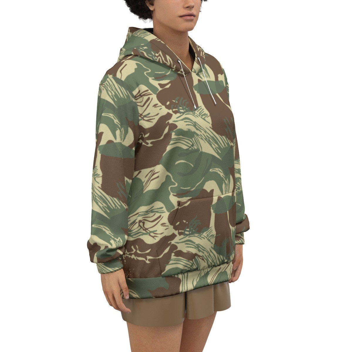 Rhodesian Brushstroke Camouflage v2c Pullover Hoodie | 310GSM Cotton ...