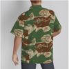 Rhodesian Brushstroke Camouflage v2 Hawaiian Shirt |115GSM Cotton poplin