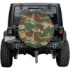 Rhodesian Brushstroke Camouflage v2b Tire Cover