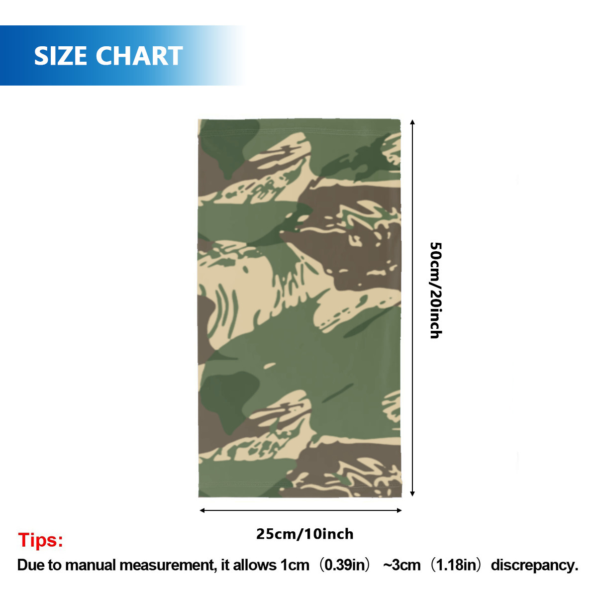 Rhodesian Brushstroke v4 Neck Gaiter - Image 2