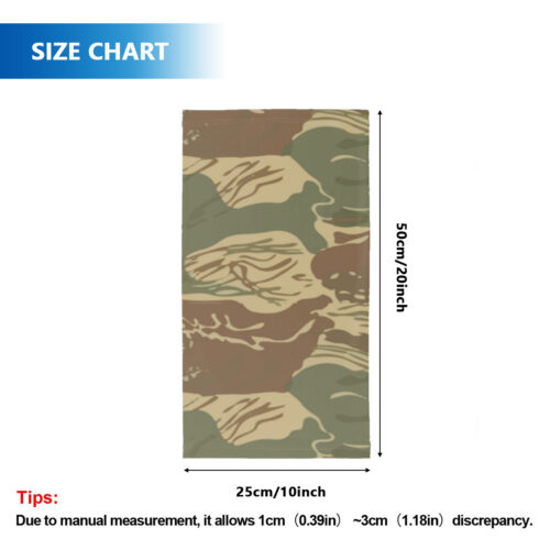 Alternative view of Rhodesian Brushstroke v1 Neck Gaiter